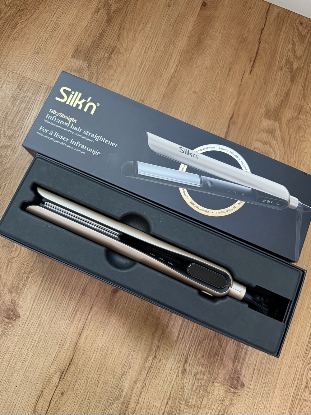 Silk'n SilkyStraight Infrared Hair Straightener - Champagne